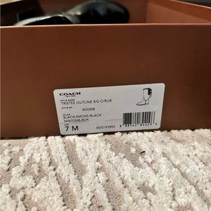 Cute coach boots. Brand new in box with tags.